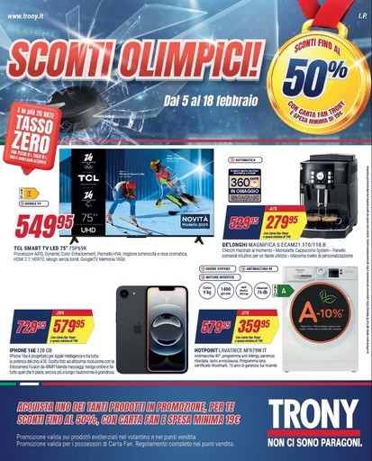 Volantino Trony