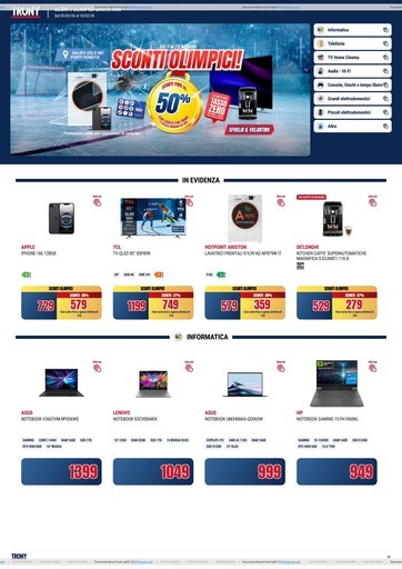 Volantino Trony
