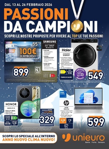 Unieuro - Passioni da campioni da Unieuro
