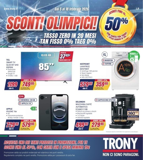Volantino Trony