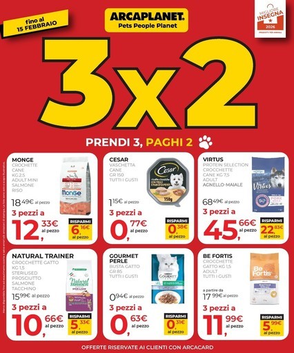 Volantino Arcaplanet