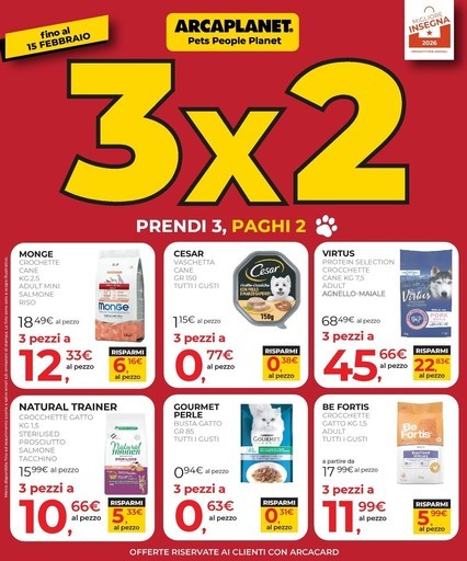 Volantino Arcaplanet