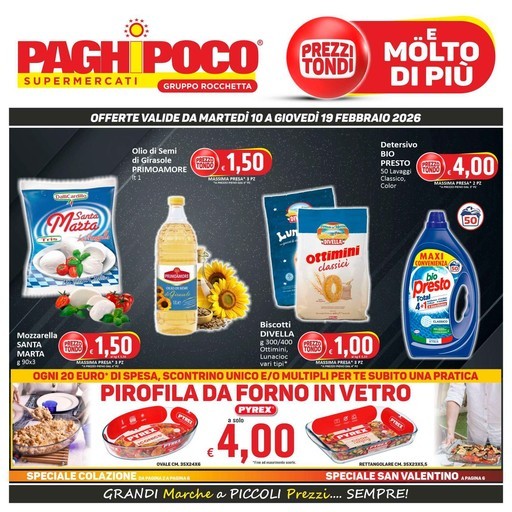 Volantino Paghi Poco