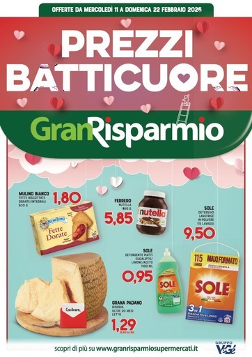 Volantino Supermercati Gran Risparmio