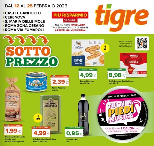 Volantino Tigre