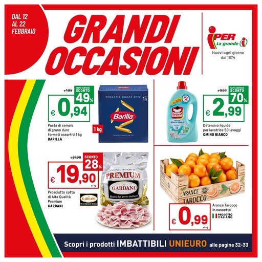 Volantino Iper la grande i