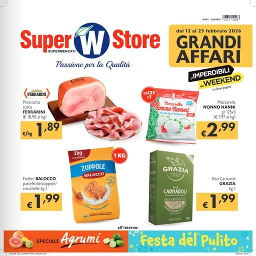 Volantino Superw