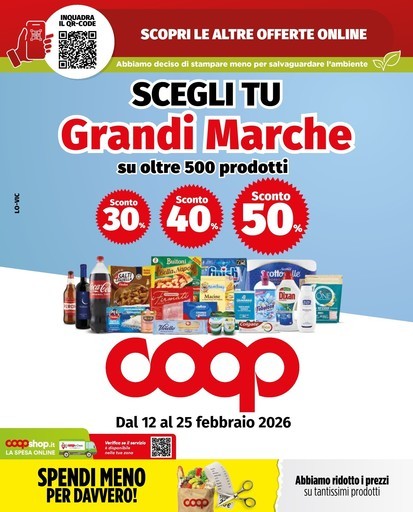 Coop - Sconto 30%40%50%