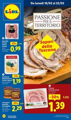Lidl - Sapori della Toscana