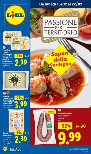 Lidl - Sapori della Sardegna