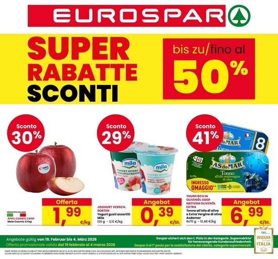 Volantino Eurospar