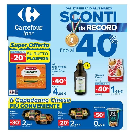 Carrefour Iper - Sconti fino al 40%