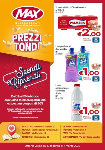 Volantino Max Supermercati