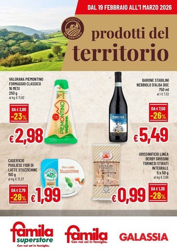 Famila - PRODOTTI DEL TERRITORIO