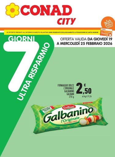 Volantino Conad City