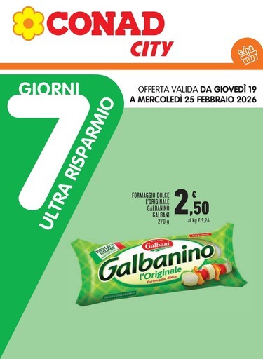 Volantino Conad City