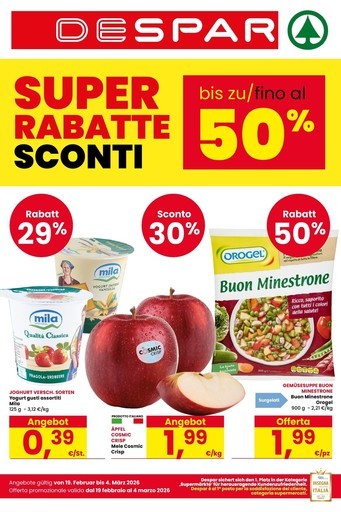 Despar - Super sconti fino al 50%