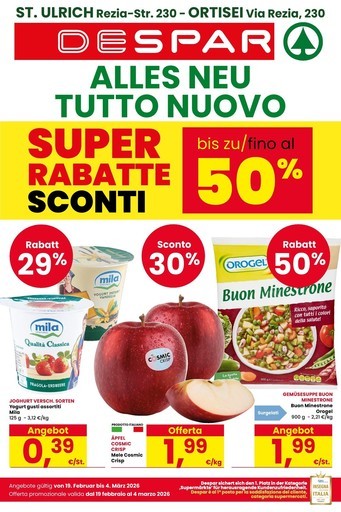 Despar - Super sconti fino al 50%