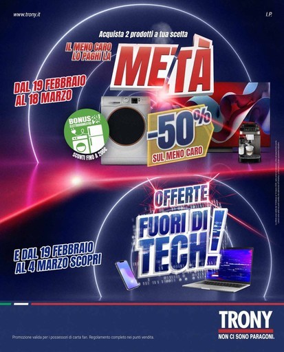Volantino Trony