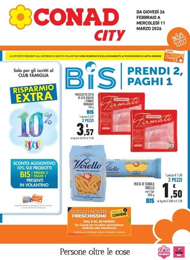 Volantino Conad City