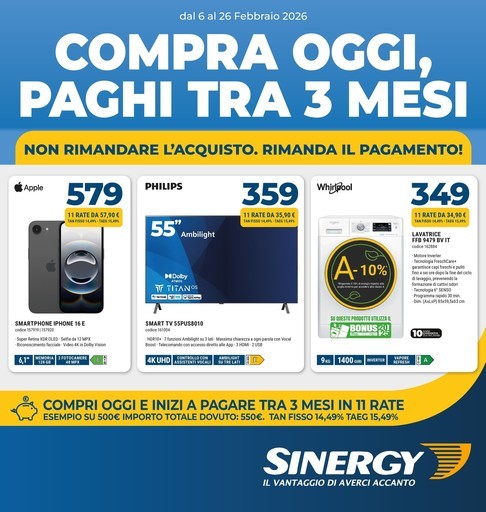 Volantino Sinergy