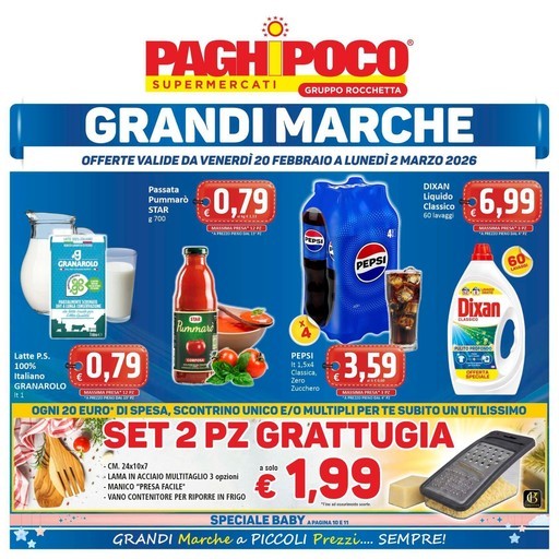 Volantino Paghi Poco