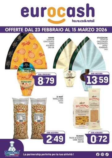 Eurocash - OFFERTE DAL 23 FEBBRAIO AL 15 MARZO 2026