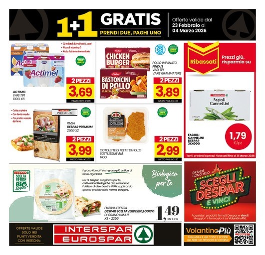 Interspar - 1+1 Gratis