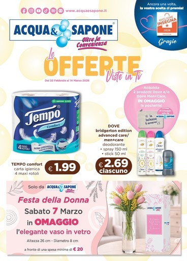 Acqua e Sapone - Le offerte viste in Ti