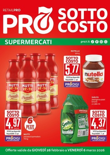 Volantino PRO7 Supermercati