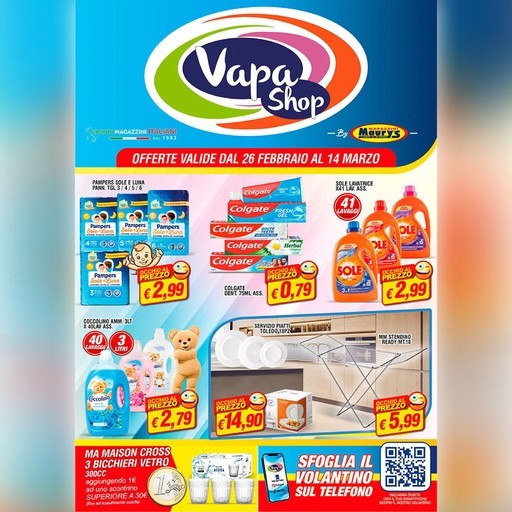 VapaShop - Offerte valide dal 26 febbraio al 14 marzo