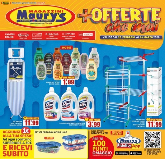 Maury's - Offerte