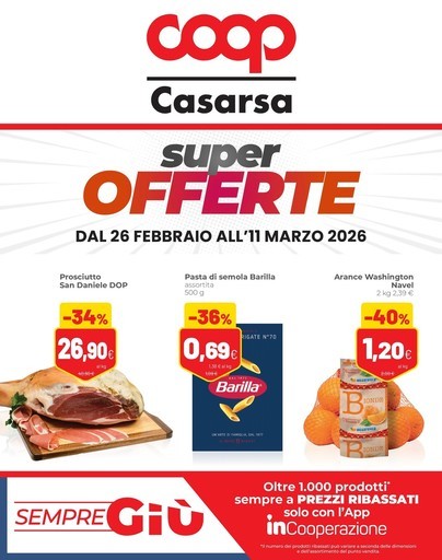 Volantino Coop