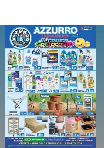 Volantino Azzurro Convenienza