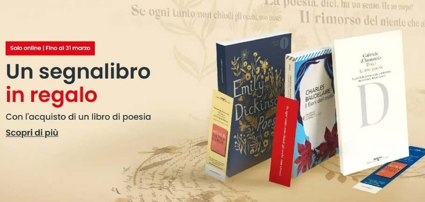 Volantino la Feltrinelli