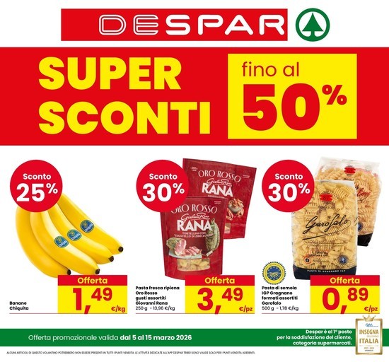 Despar - Sconti fino al 50%