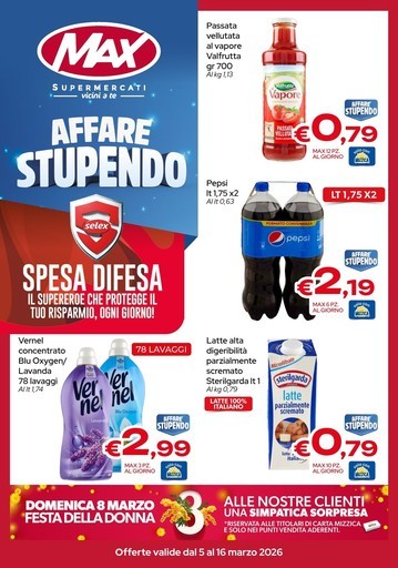 Volantino Max Supermercati