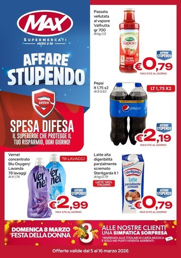 Volantino Max Supermercati
