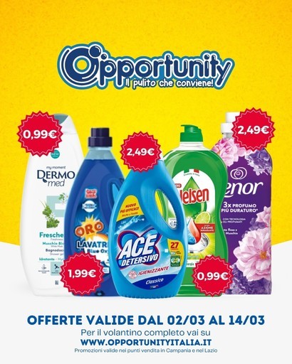 Opportunity Shop - Offerte valide dal 02/03 al14/03