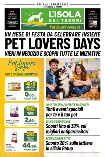 Volantino L'Isola dei Tesori