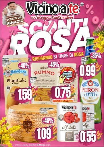Vicino a te - Sconti rosa