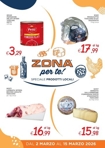 Zona - Zona per te! Prodotti Locali