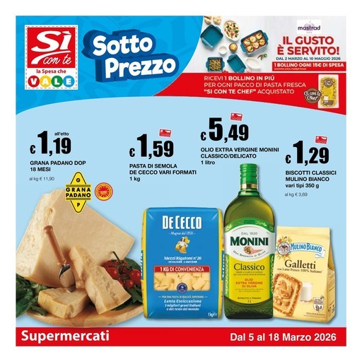 Si con te supermercati - Sotto prezzo