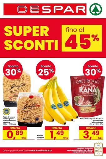 Despar - Sconti fino al 50%