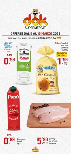 Dok - Offerte dal 5 al 15 marzo 2026