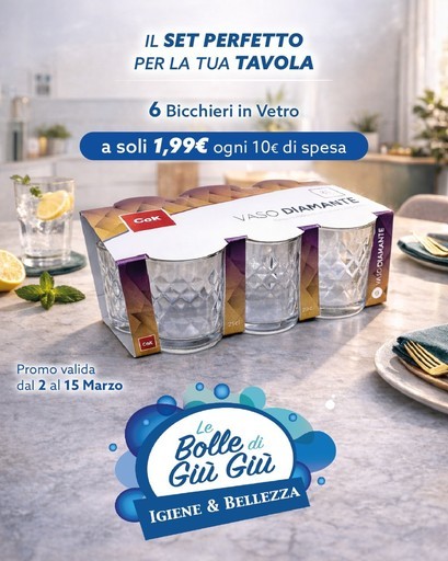 Volantino Le Bolle di Giù Giù