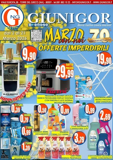 Giunigor - Marzo con noi OFFERTE IMPERDIBILI