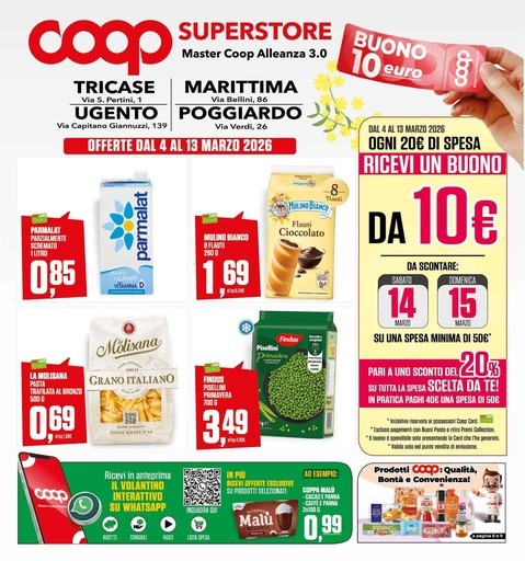 Coop Alleanza Superstore - OFFERTE DAL 4 AL 13 MARZO 2026