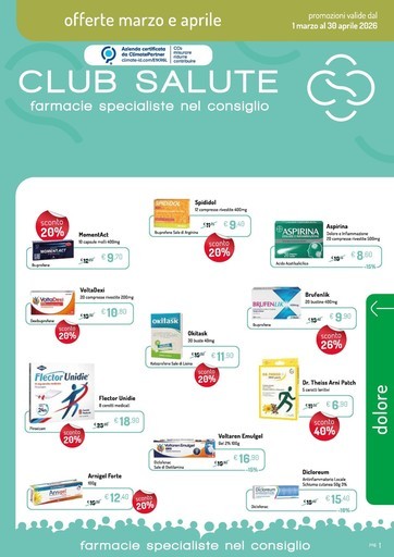 Volantino Club Salute