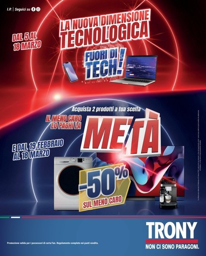 Trony - Fuori di tech da Trony!